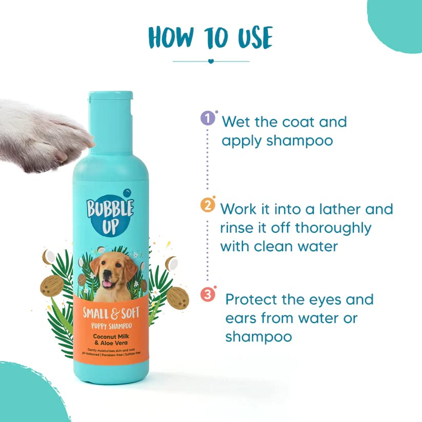 BUBBLE UP COCONUT MILK & ALOE VERA PUPPY SHAMPOO