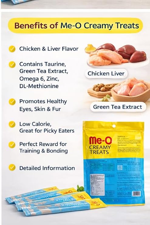 ME O CREAMY TREAT CHICKEN AND LIVER 300G