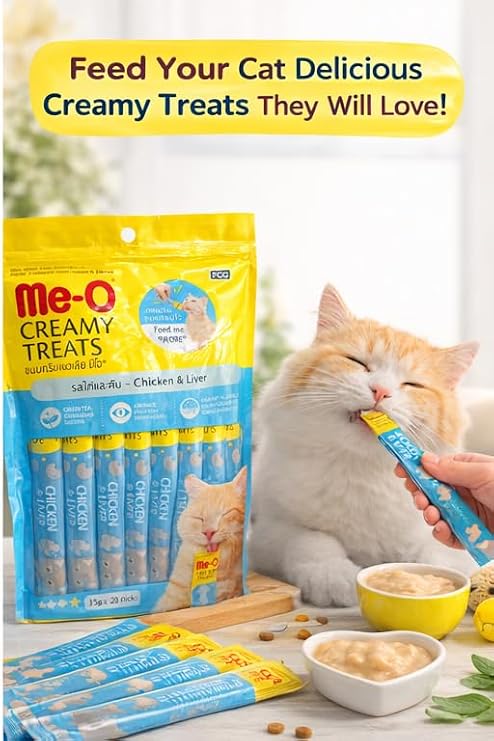ME O CREAMY TREAT CHICKEN AND LIVER 300G