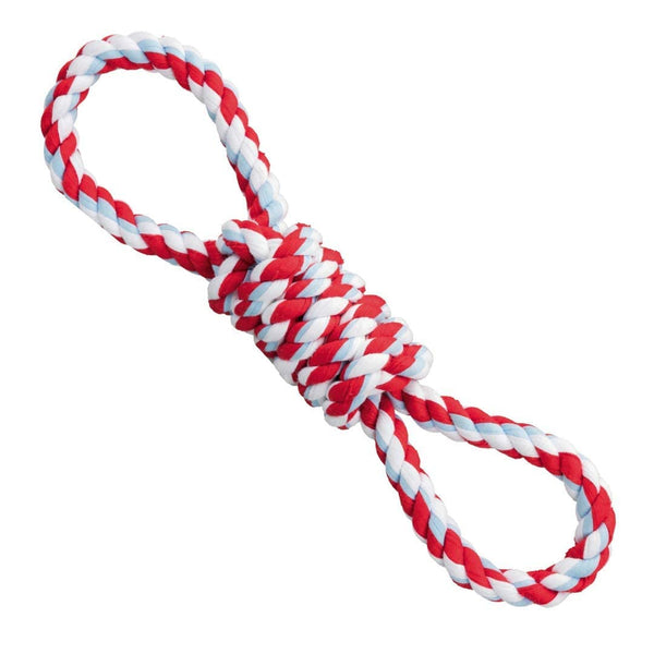 PLAYING ROPE WITH 2 HAND LOOPS 38 CM