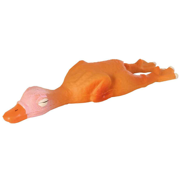 DUCK LATEX DOG TOY 14CM