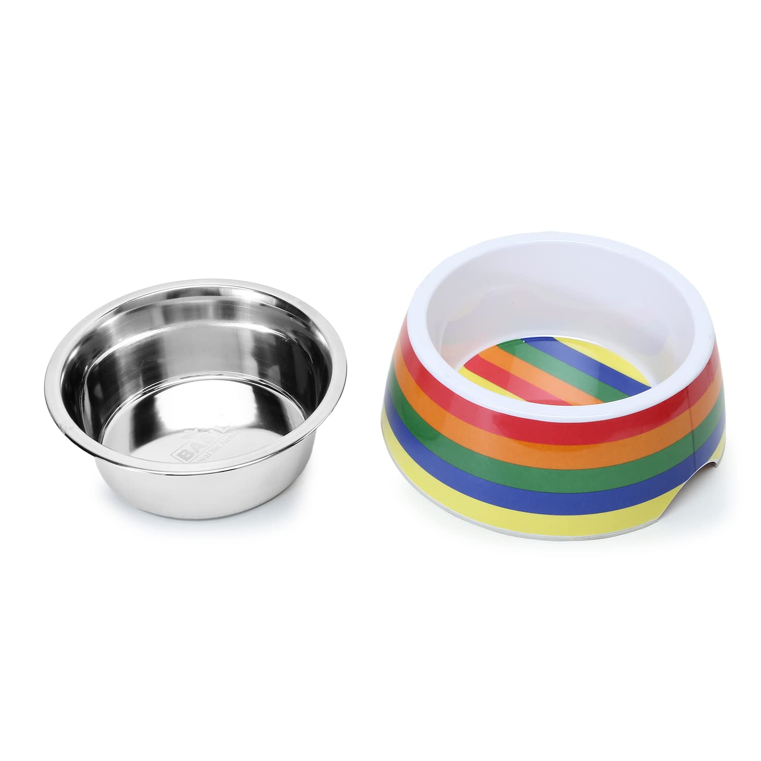 BASIL BOWL MELAMINE PRINT L