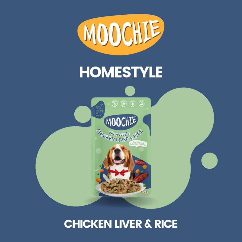 MOOCHIE HS CHICKEN  AND RICE 120G