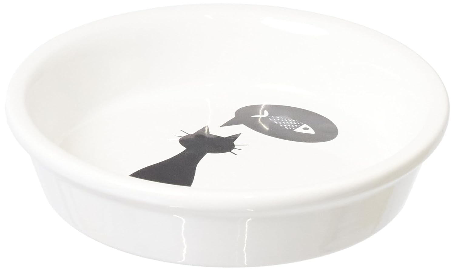 CERAMIC BOWL CAT 0.25L DIA 13CM WHITE