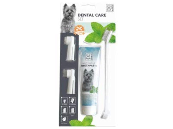 M PETS DENTAL CARE SET MINT FLAVOUR 4 PCS SET
