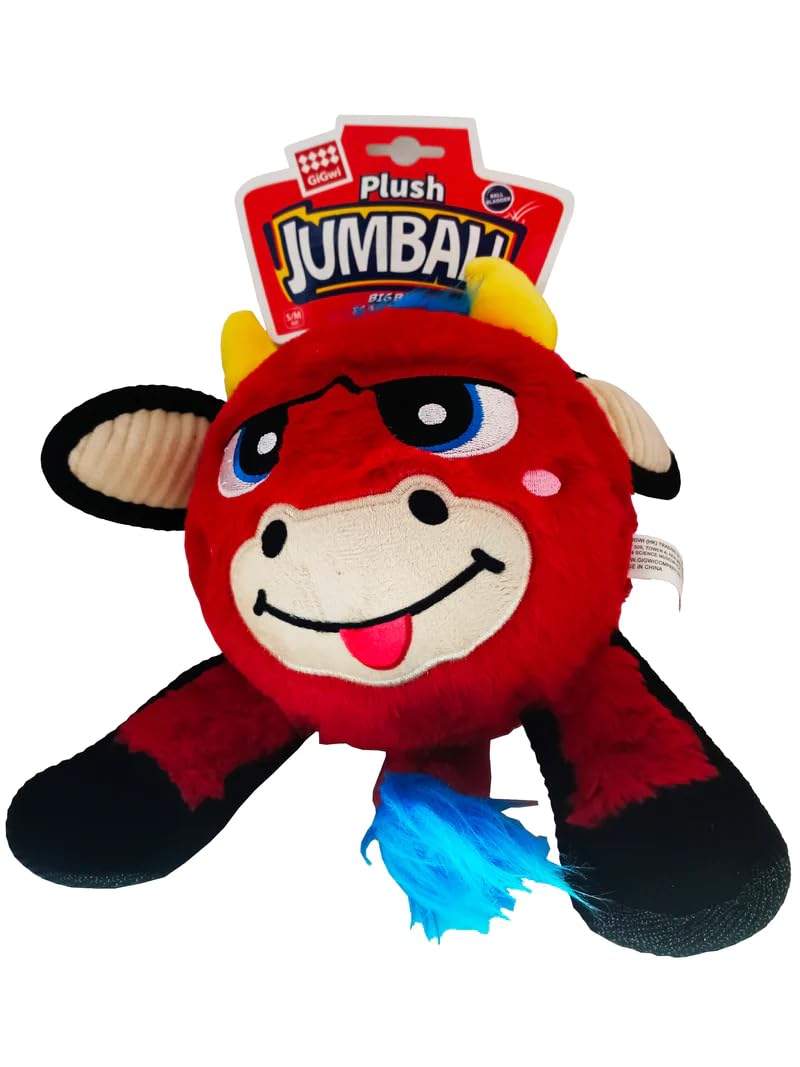 GIGWI PLUSH JUMBALL RED BULL M