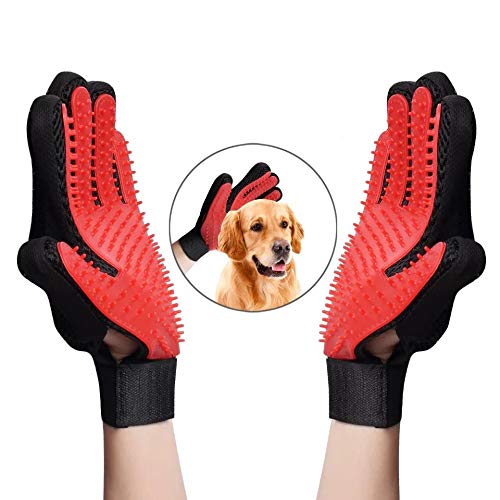 DOG CAT GROOMING GLOVE 1PC