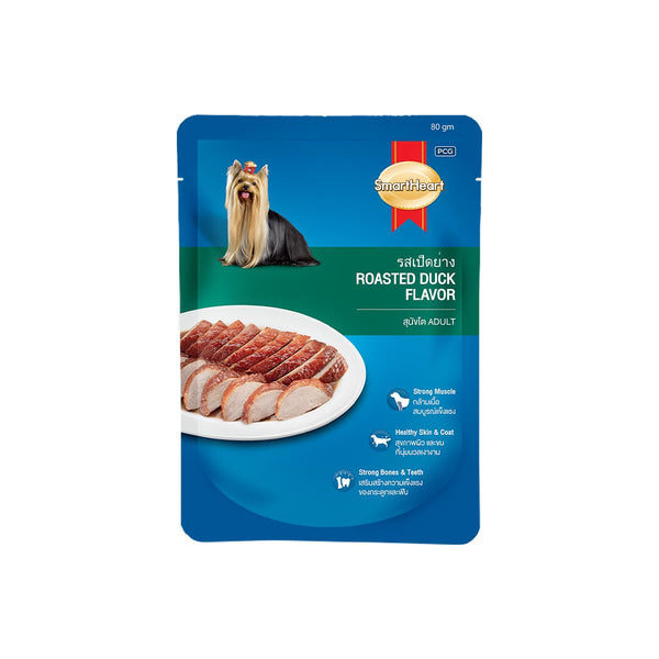 SMARTHEART POUCH ROASTED DUCK FLAVOUR 80GM