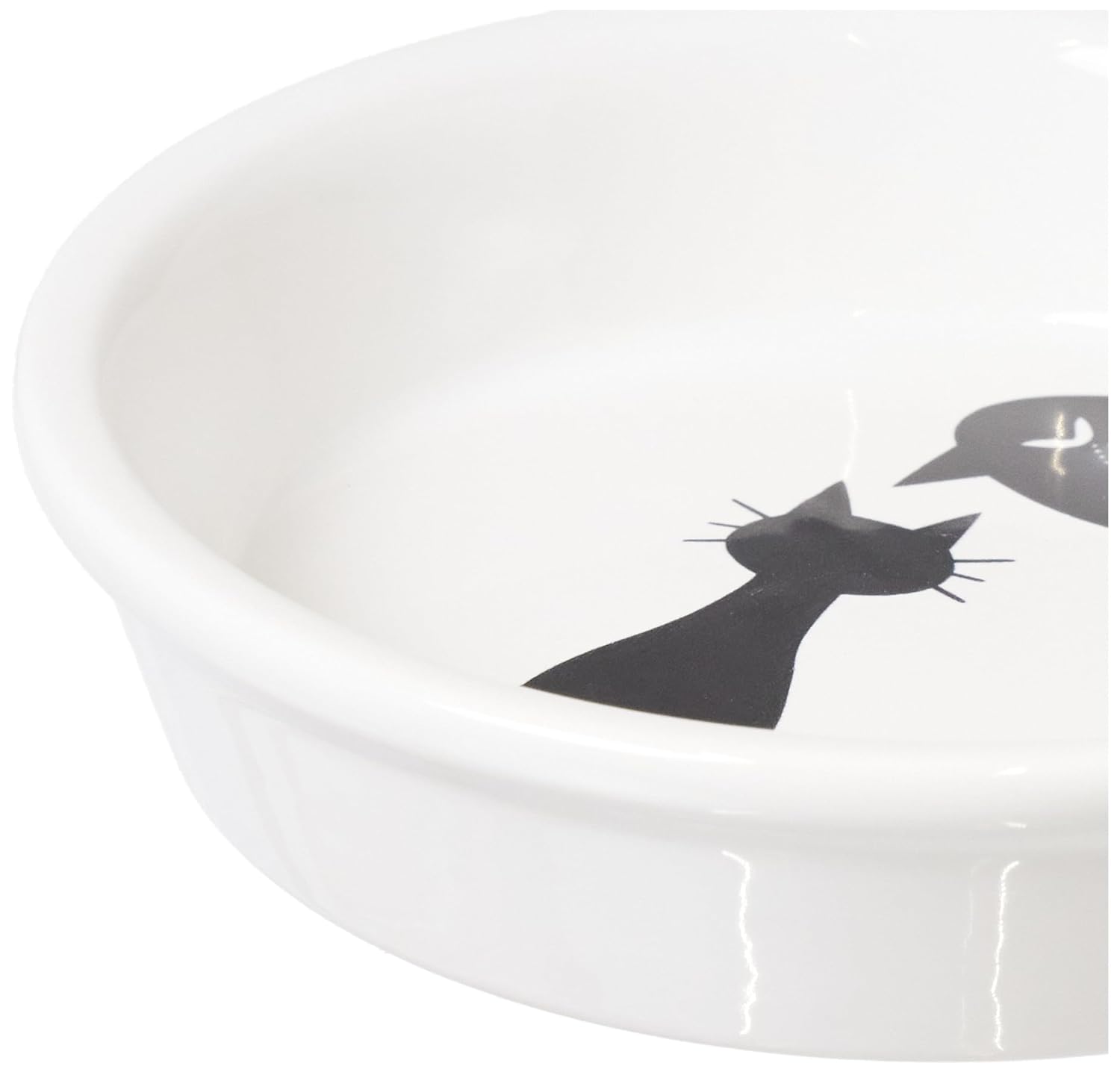 CERAMIC BOWL CAT 0.25L DIA 13CM WHITE