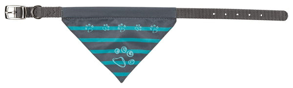 COLLAR WITH NECKERCHIEF M 37 47 CM 20 MM GRAPHITE