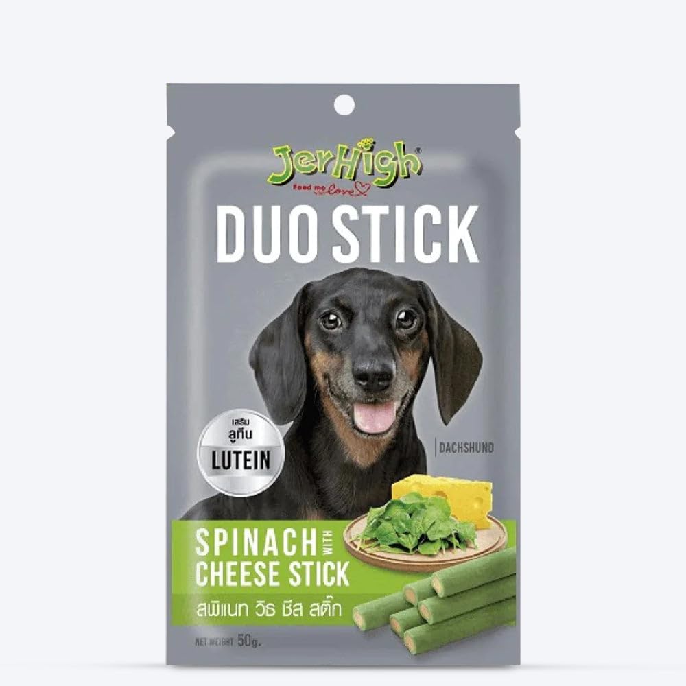 JERHIGH DUO STICK SPINACH CHEESE STICK 50G