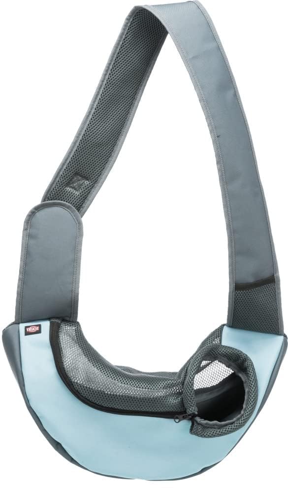 SLING FRONT BAG 50X25X18CM LIGHT GREY LIGHT BLUE