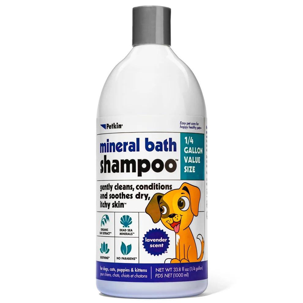 PETKIN MINERAL BATH SHAMPOO1L
