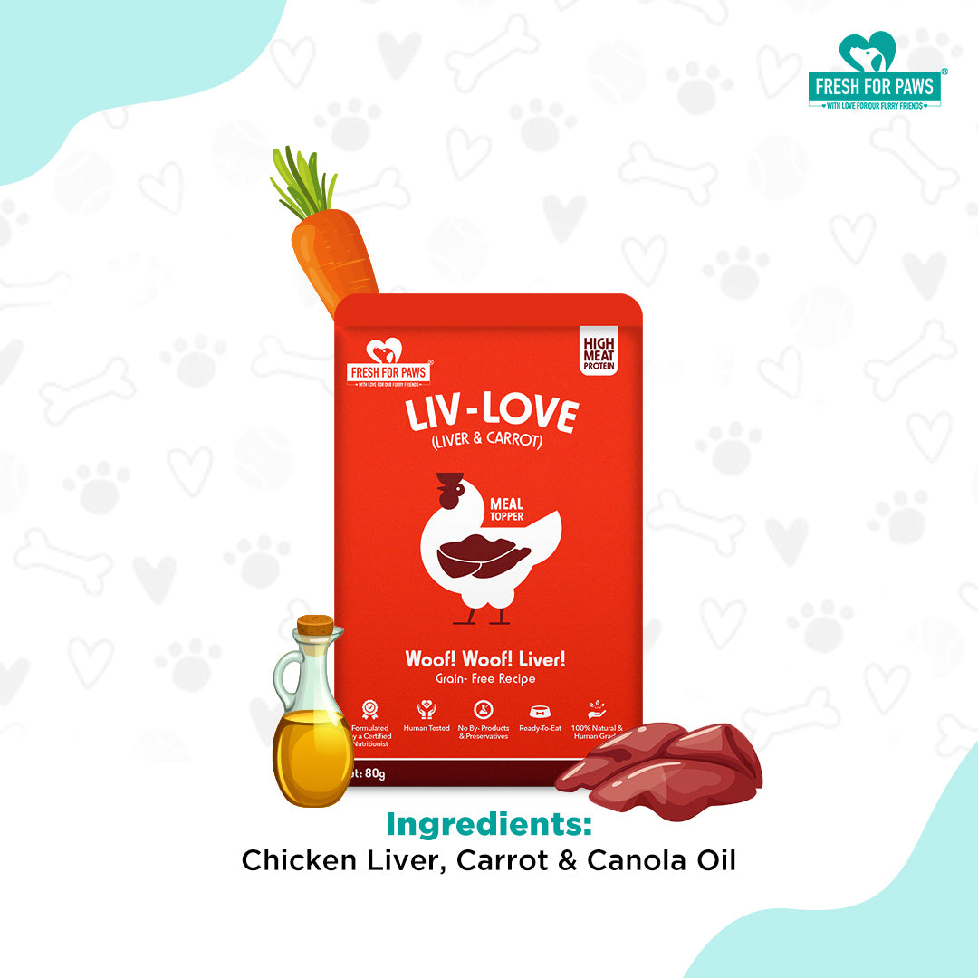 FRESH FOR PAWS LIV LOVE CARROT 80GM