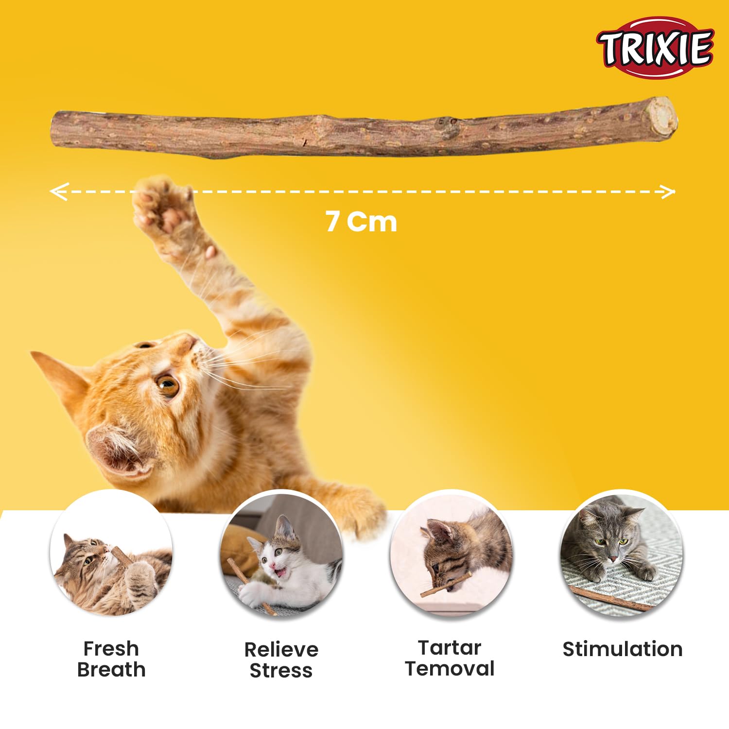 MATATABI BROOM 16CM CAT TOY