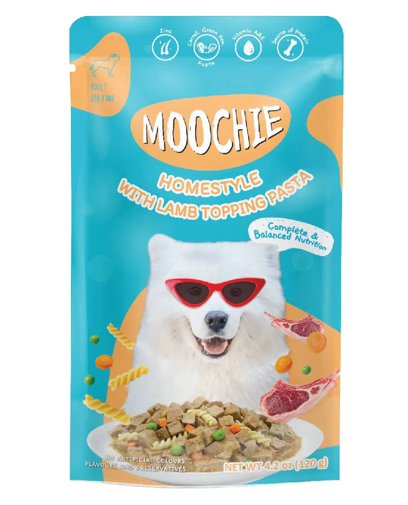 MOOCHIE HS LAMB AND PASTA 120G