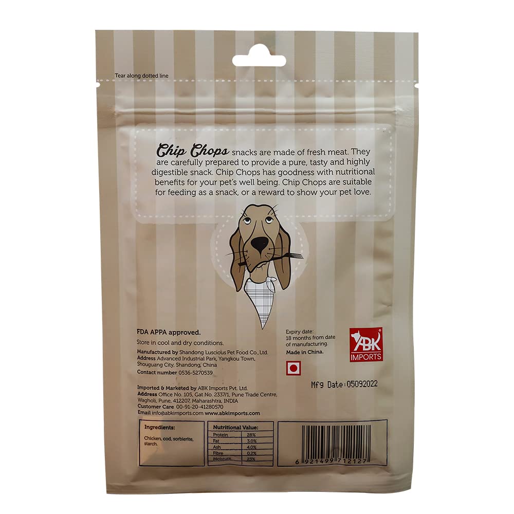 CHIP CHOP CHICKEN AND CODFISH SANDWICH 70GM