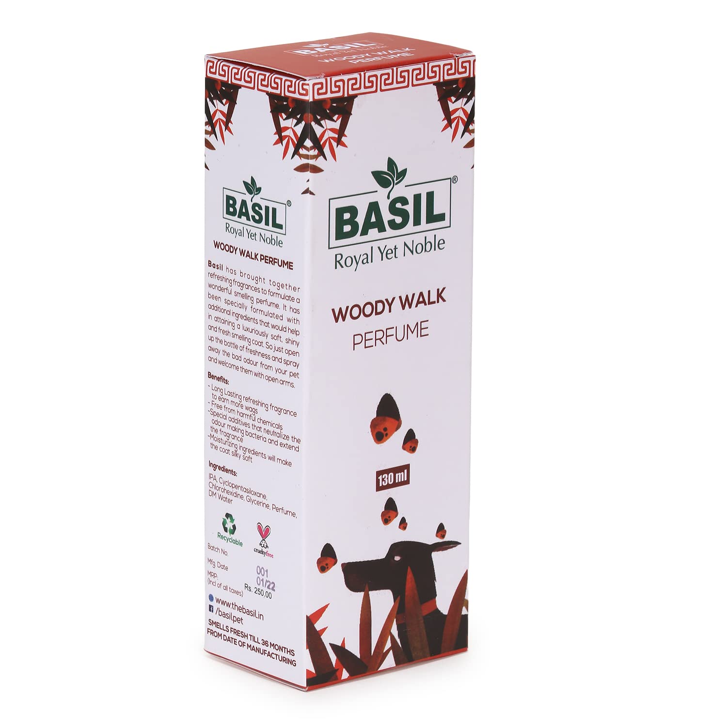 BASIL PERFUME WOODY WALK 130ML