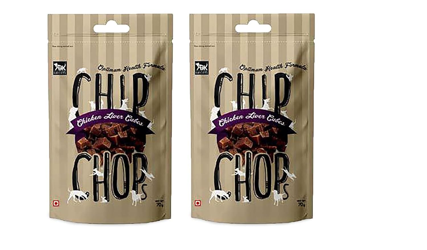 CHIP CHOP CHICKEN LIVER CUBES 70GM