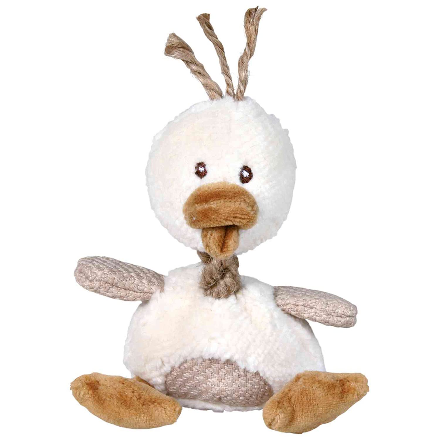 PLUSH DUCK FOR DOGS 15 CM