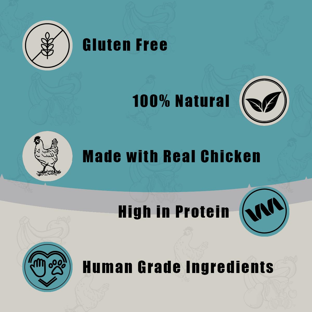CHESTER RAW REWARD CHICKEN FRUIT RINGS 50G