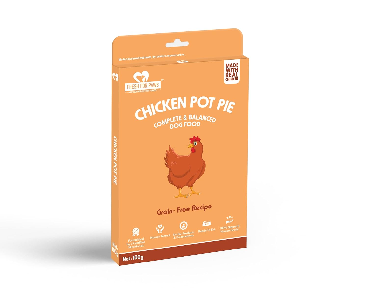 FRESH FOR PAWS CHICKEN POT PIE 100GM