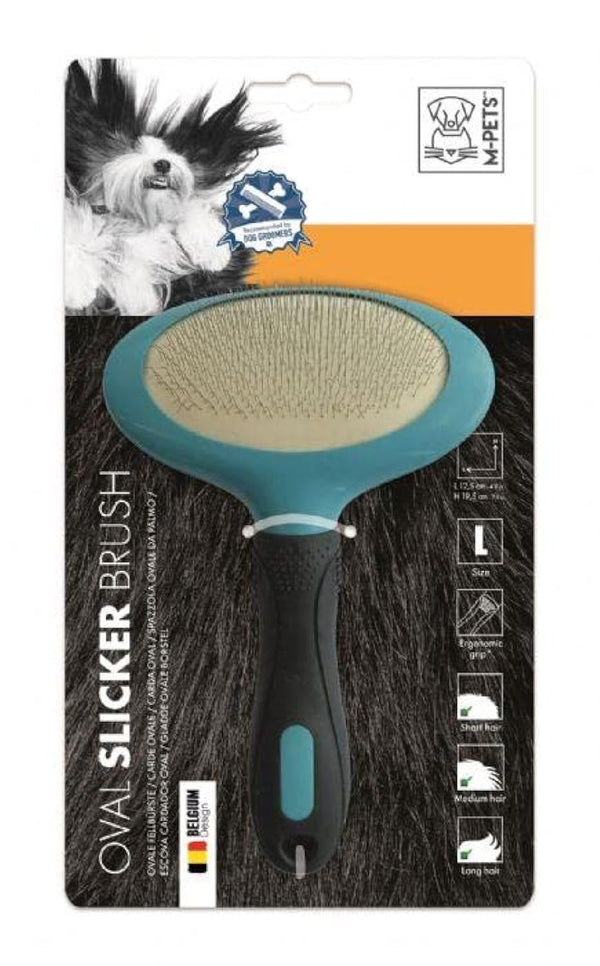 M PETS OVAL SLICKER BRUSH L