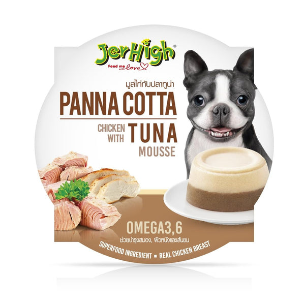 JERHIGH PANNA COTTA CHICKEN TUNA MOUSSE 70G