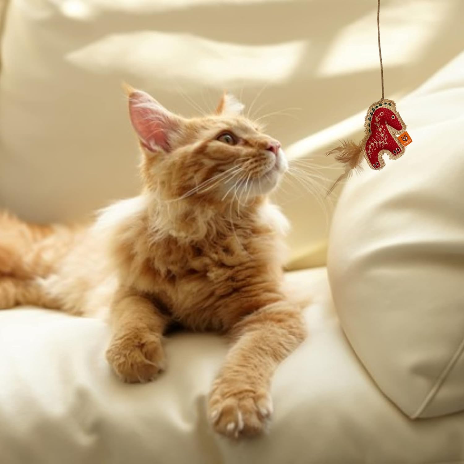 BARKBUTLER FOFOS SCANDI HORSE 40CM WOODEN STICK