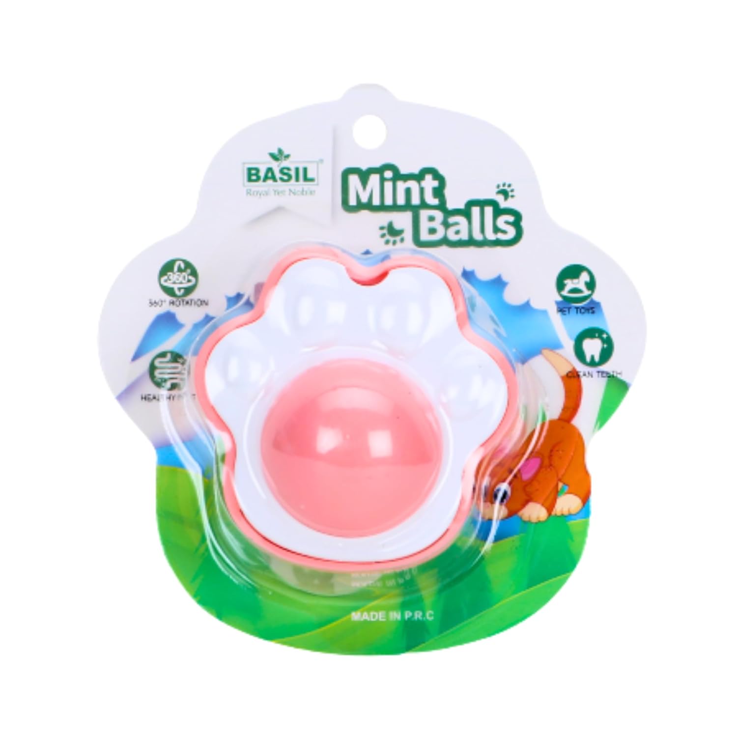 BASIL TOY CATNIP MINT BALL