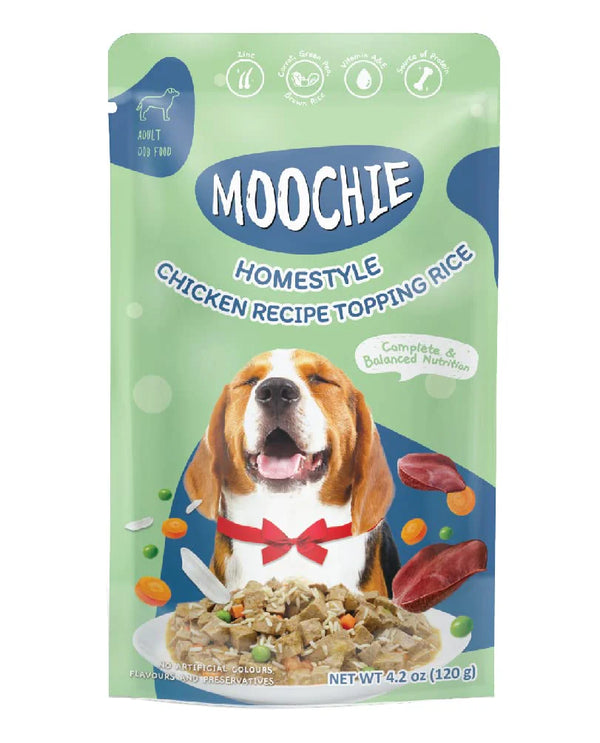 MOOCHIE HS CHICKEN  AND RICE 120G