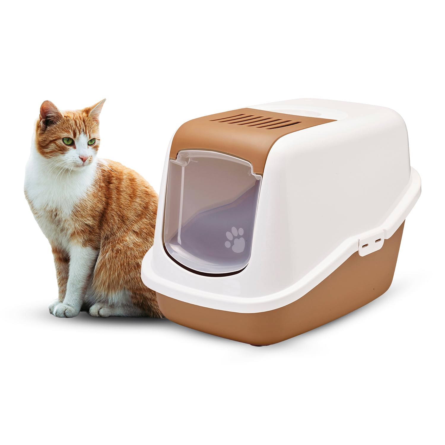 NESTOR CAT TOILET HOME 22X15X15 NORDIC BROWN