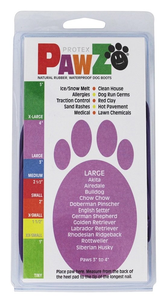 PROTEX PAWZ LARGE PURPLE