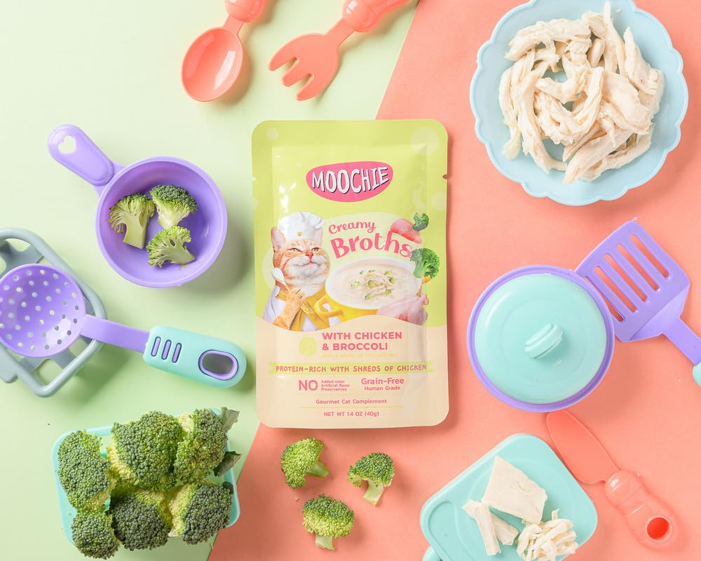 MOOCHIE BROTHS WITH CHICKEN AND BROCCOLI 40G