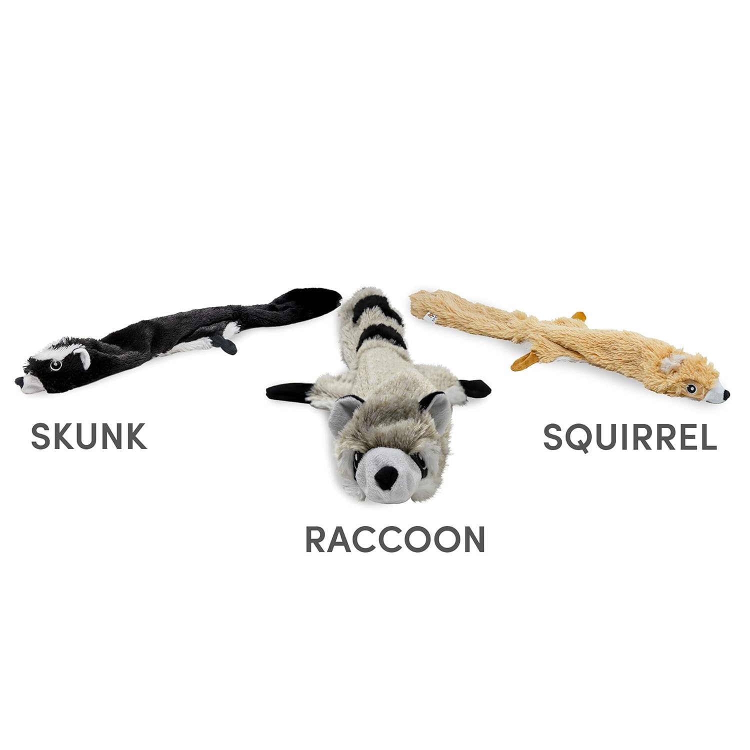BARKBUTLER FOFOS DOG TOY SKINNEEZ SKUNK