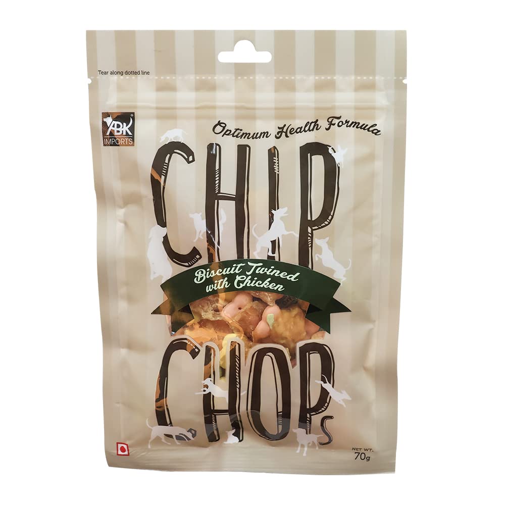CHIP CHOP BISCUIT TWINED WITH CHICKEN 70G
