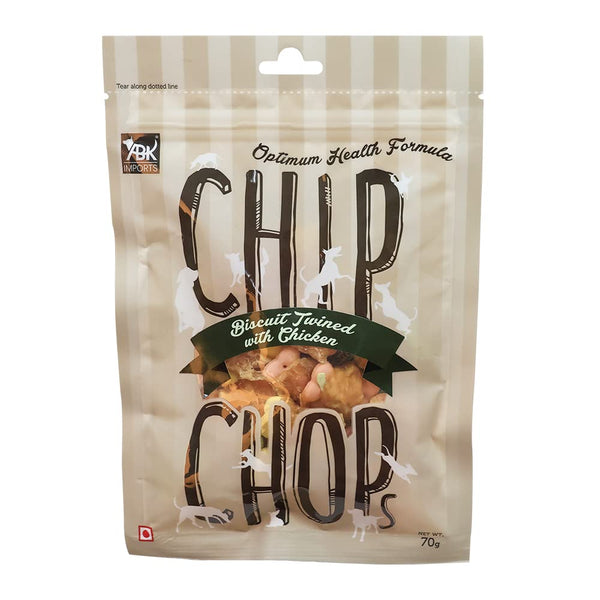 CHIP CHOP BISCUIT TWINED WITH CHICKEN 70G