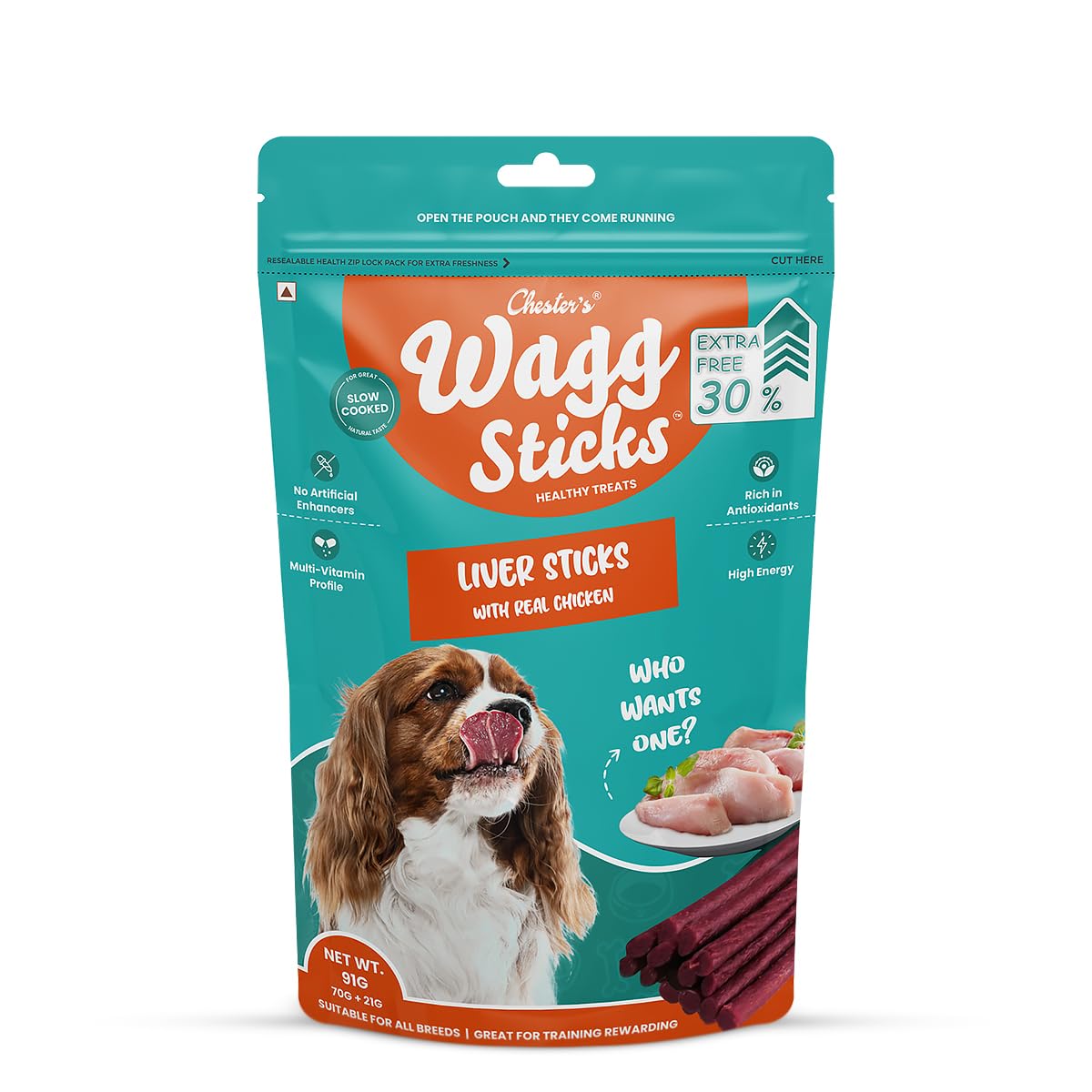 CHESTER WAGG STICKS LIVER 70G
