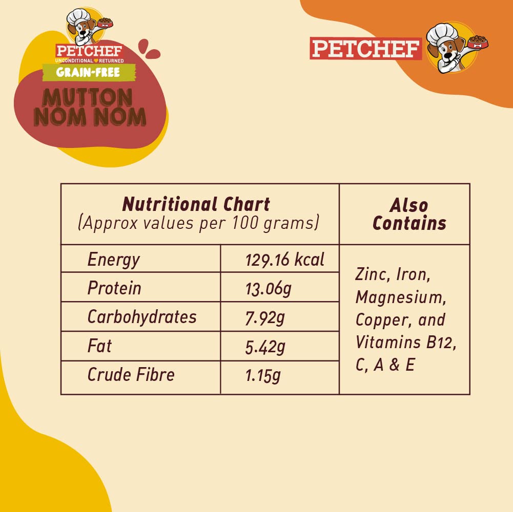 PC GRAIN FREE MUTTON NOM NOM 300G