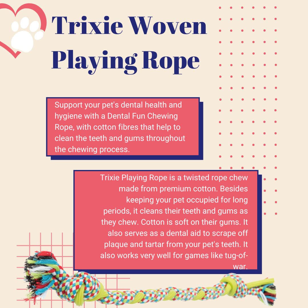 PLAYING ROPE COTTON TPR 50CM