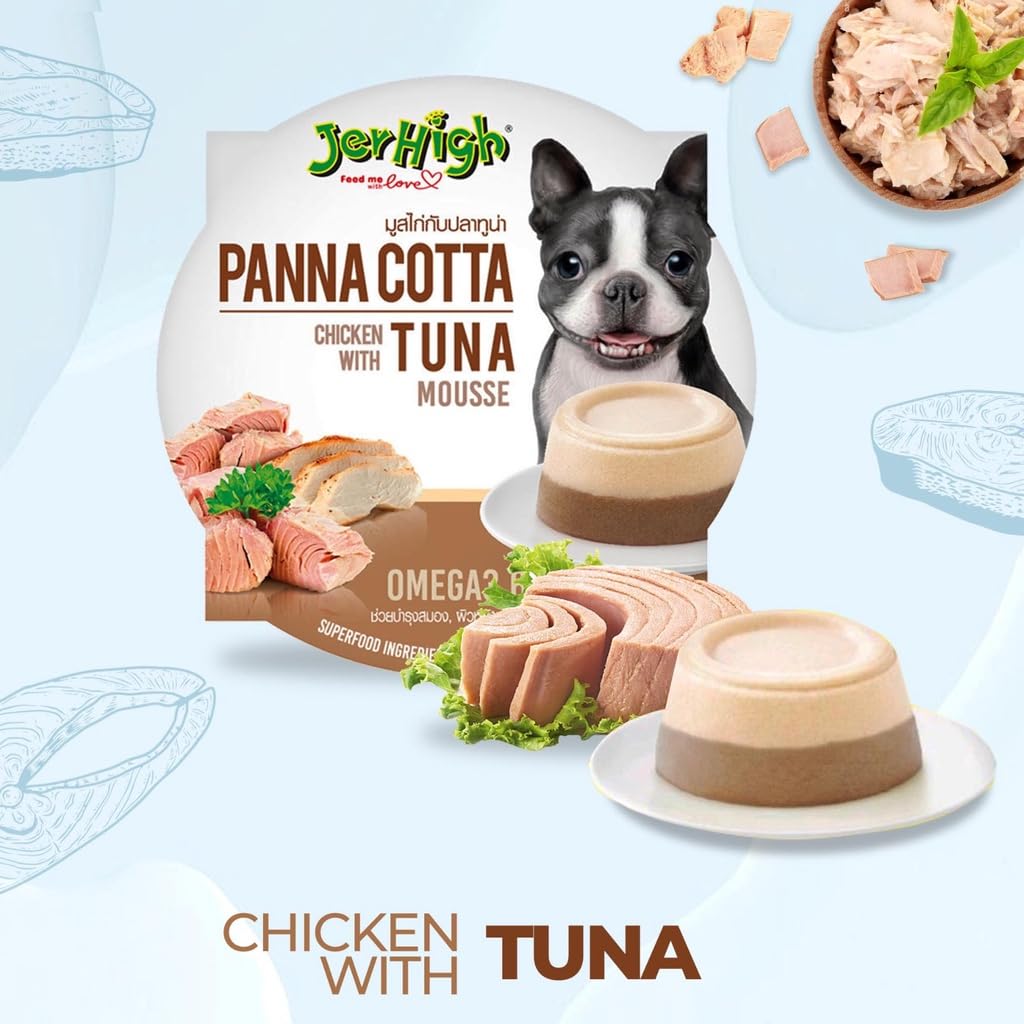JERHIGH PANNA COTTA CHICKEN TUNA MOUSSE 70G