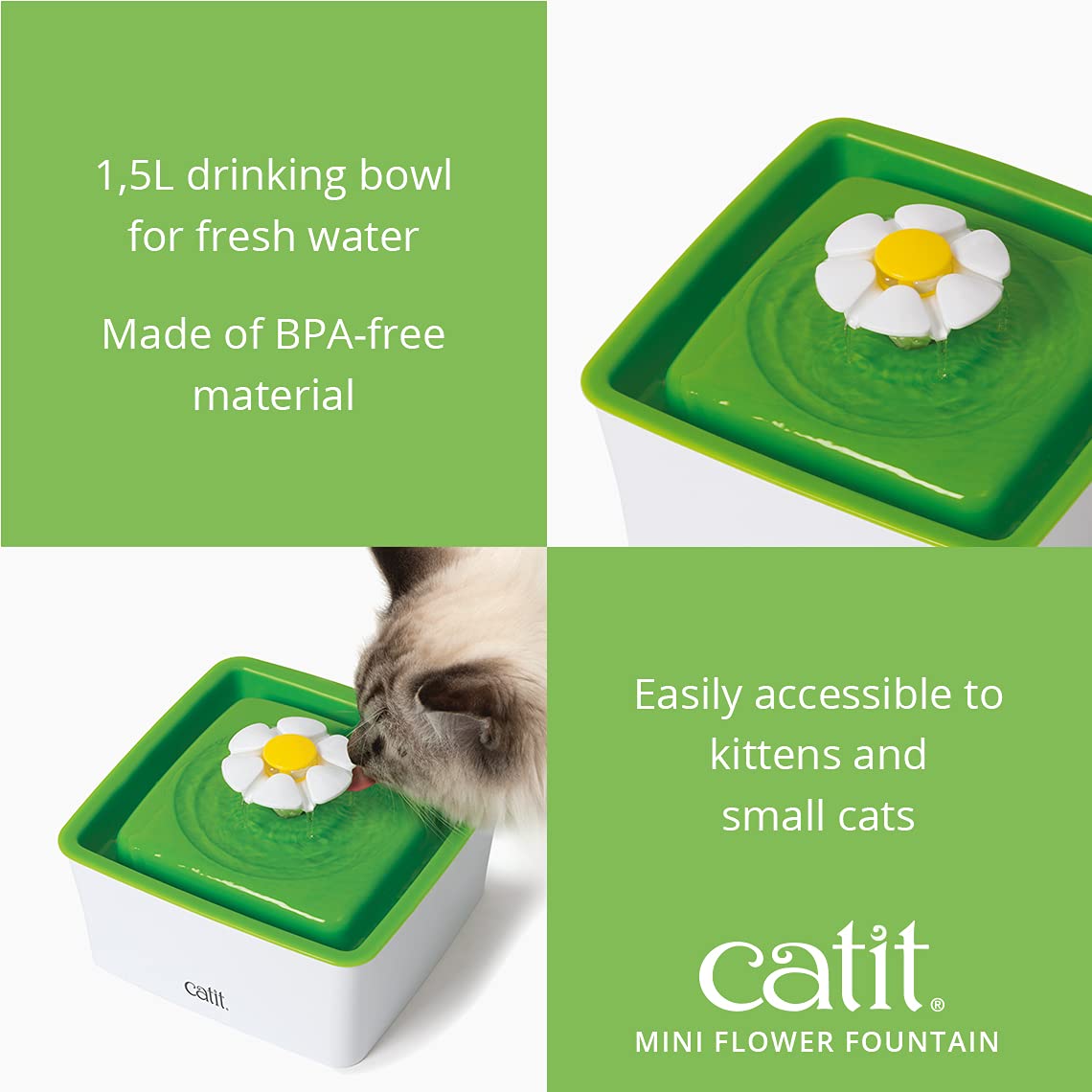 CATIT FLOWER FOUNTAIN MINI 1.5L