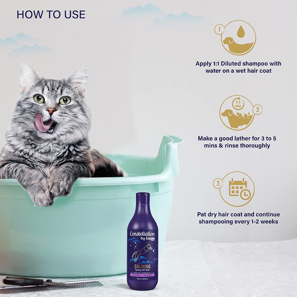 LOZ LUXURY CALAMING CAT SHAMPOO 750ML