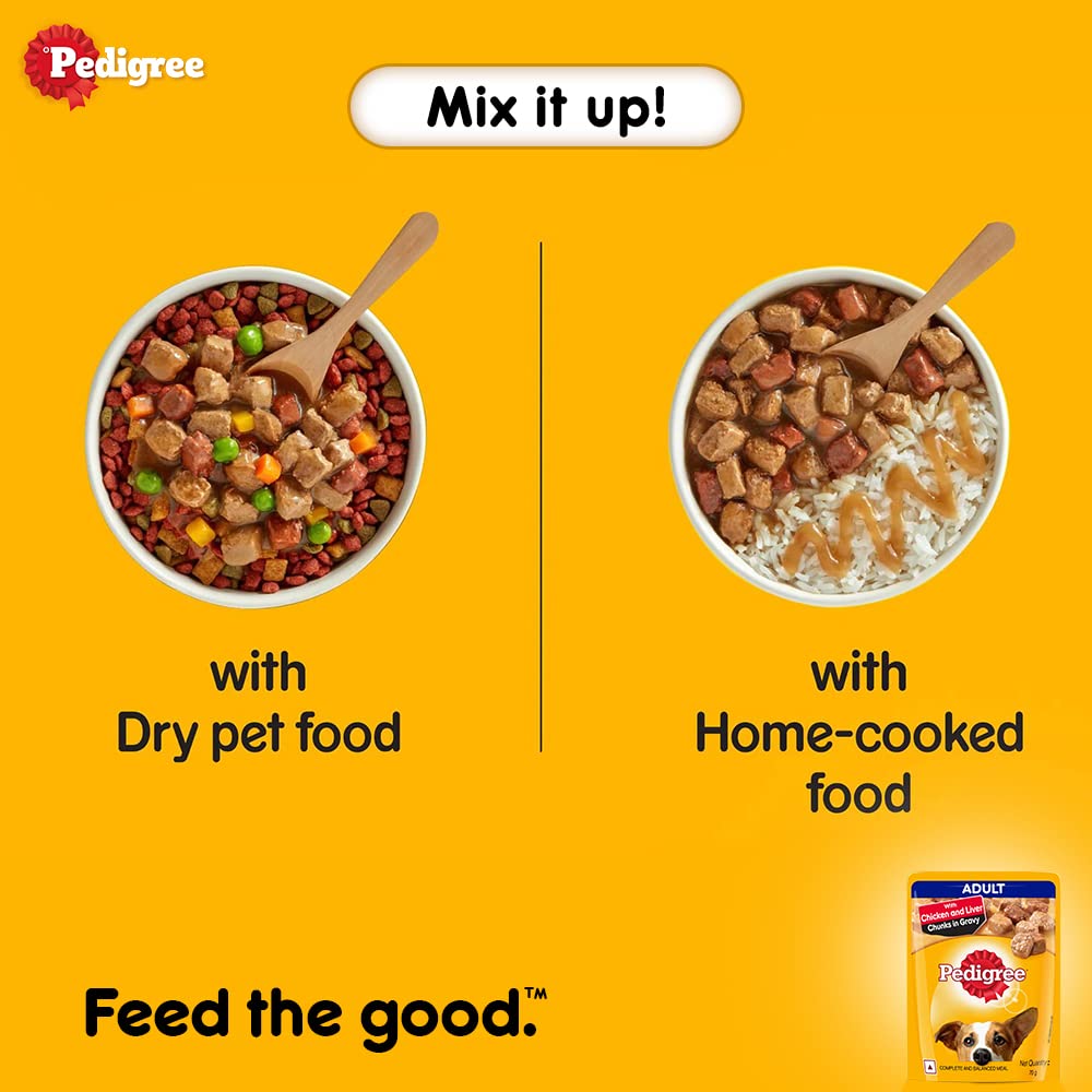 PEDIGREE ADULT CHICKEN LIVER CHUNKS 70G