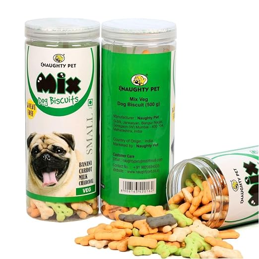 NAUGHTY PET MIX VEG SMALL 550G