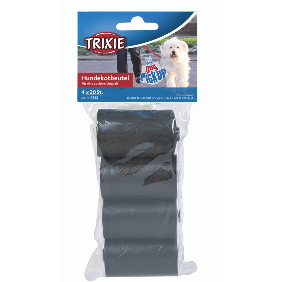 DOG DIRT PICK UP BAGS REFILL 80 BAGS BLACK