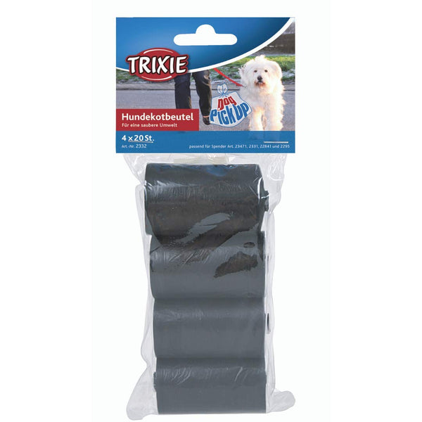 DOG DIRT PICK UP BAGS REFILL 80 BAGS BLACK