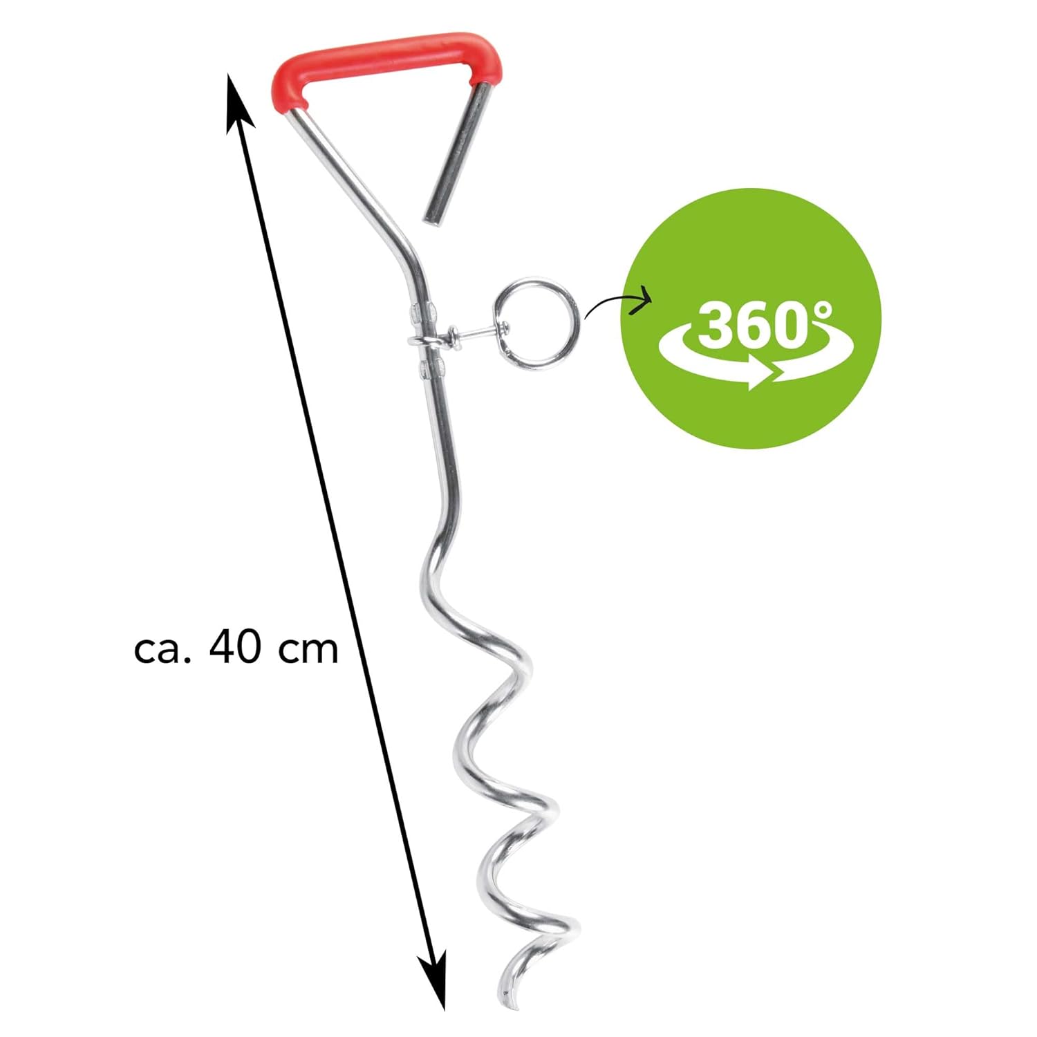 TIE UP STAKE 40CM DIA 9.0 MM