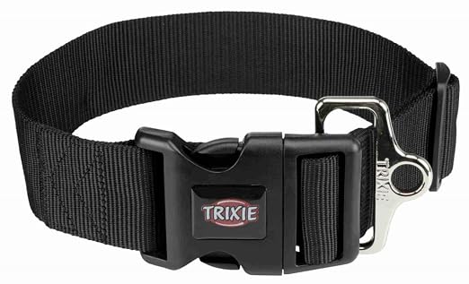TRIXIE EXTRA WIDE PREMIUM COLLAR M L 40 60CM 50MM BLACK