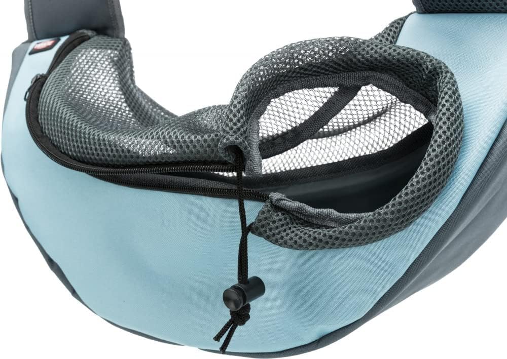 SLING FRONT BAG 50X25X18CM LIGHT GREY LIGHT BLUE